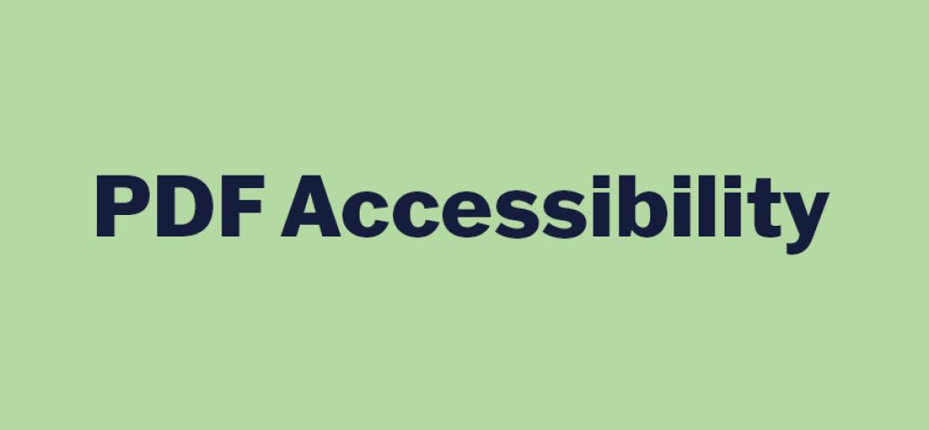 PDF Accessibility April 22